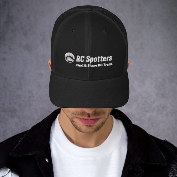 RC Spotters Retro Trucker Black Front Hat